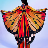 Autumn Butterfly Mesh Wings