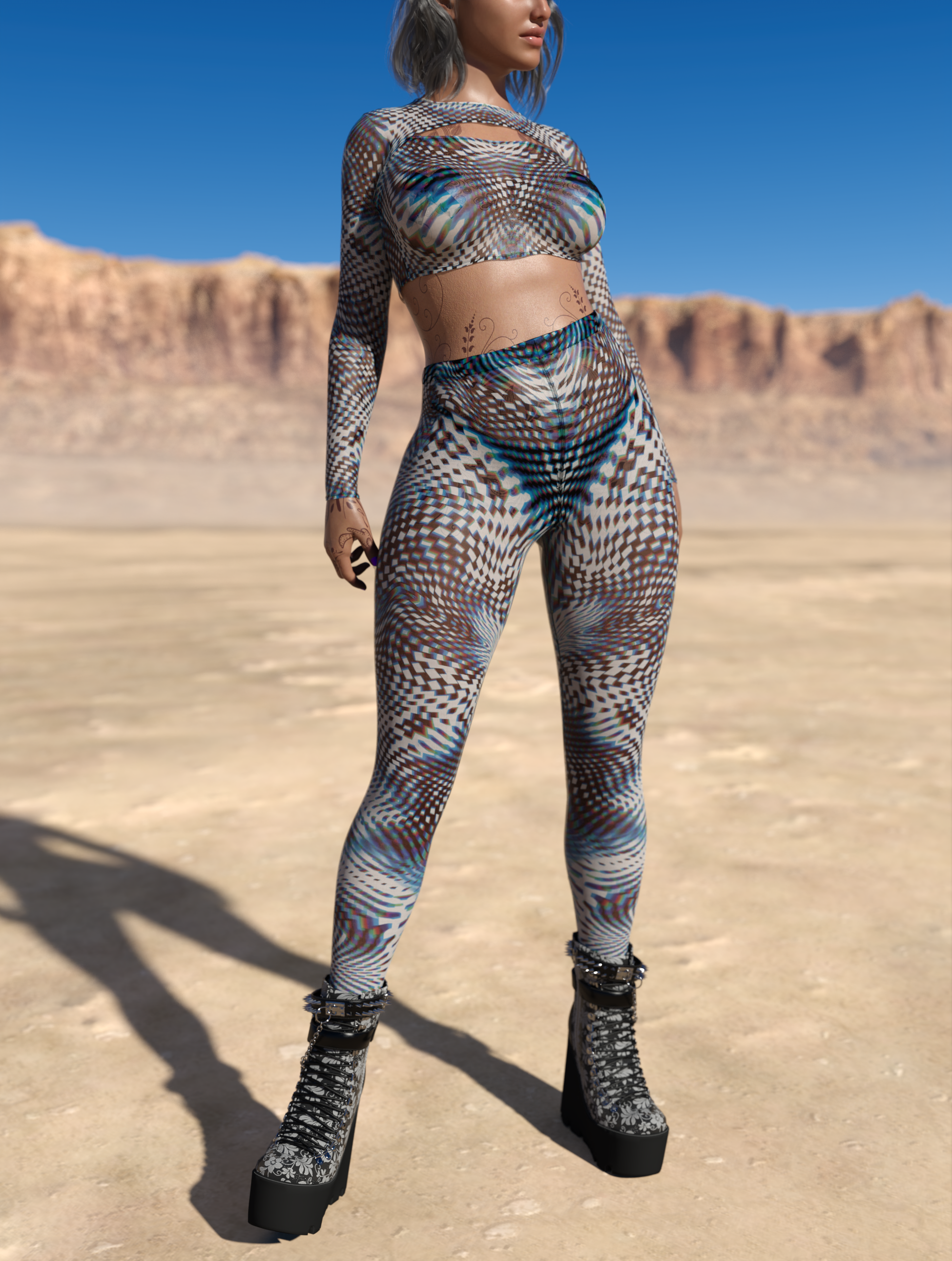 Pimped Mesh Cutout Top 2