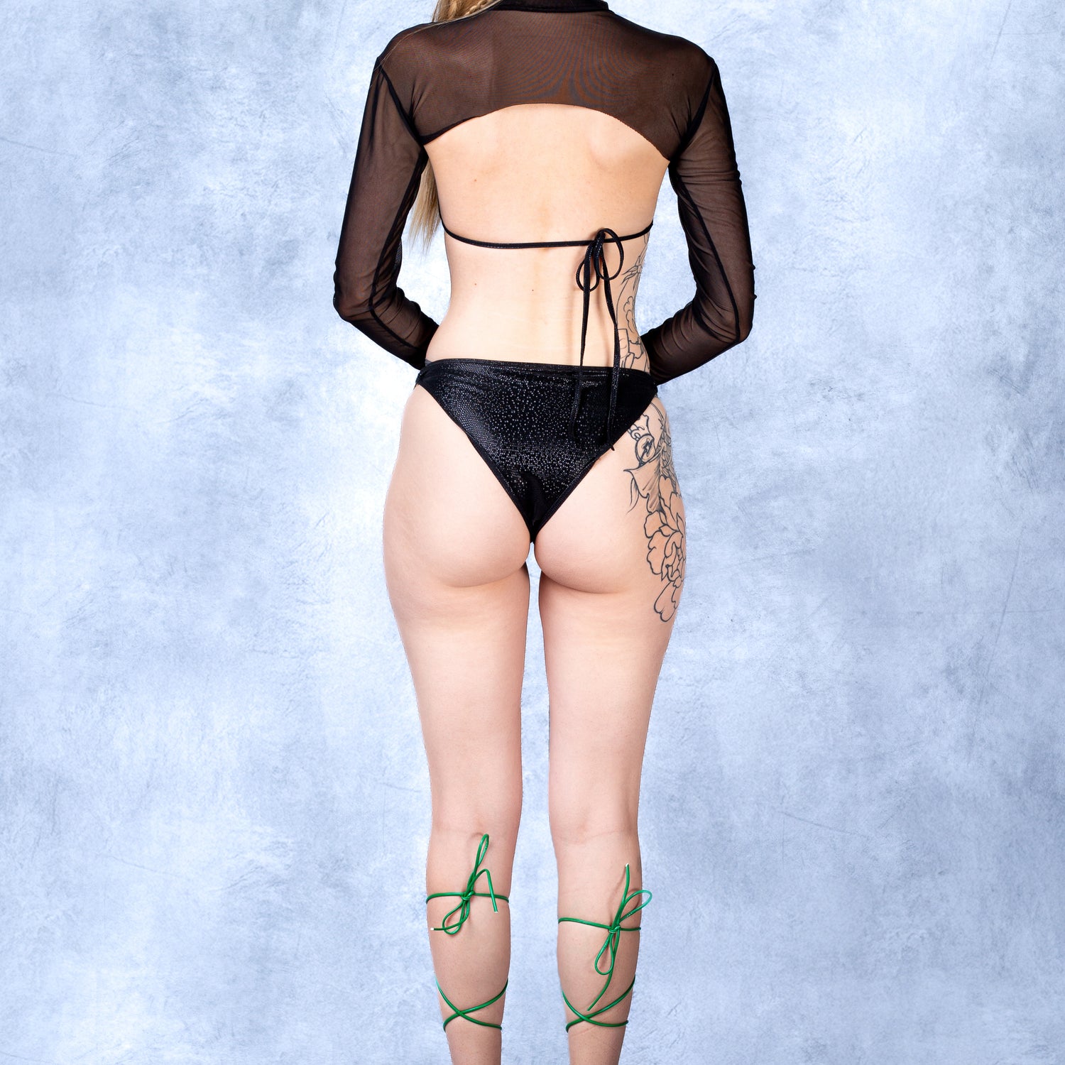 Skarix Black Crop Shrug 4