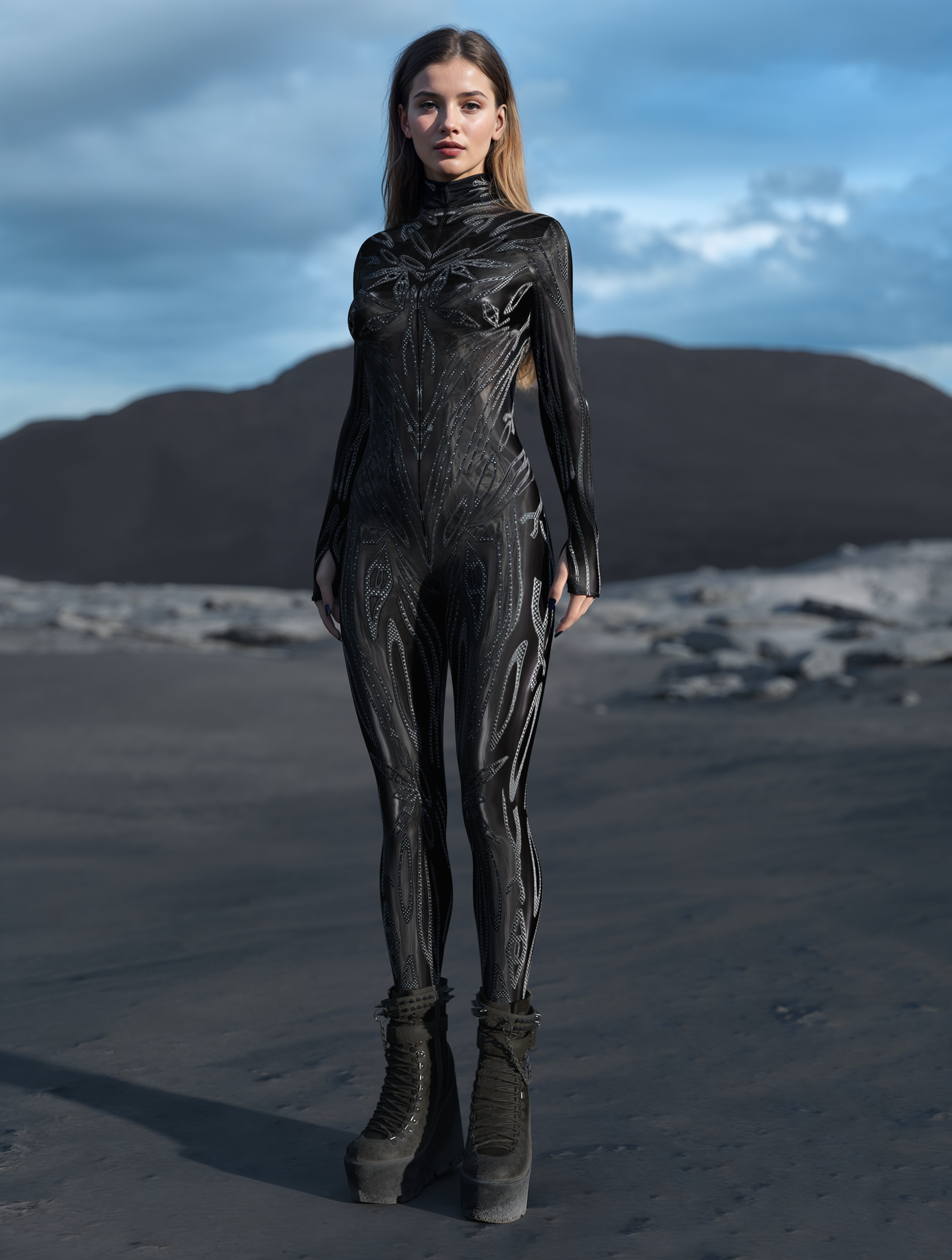 Corrupted Carbon Costume 2