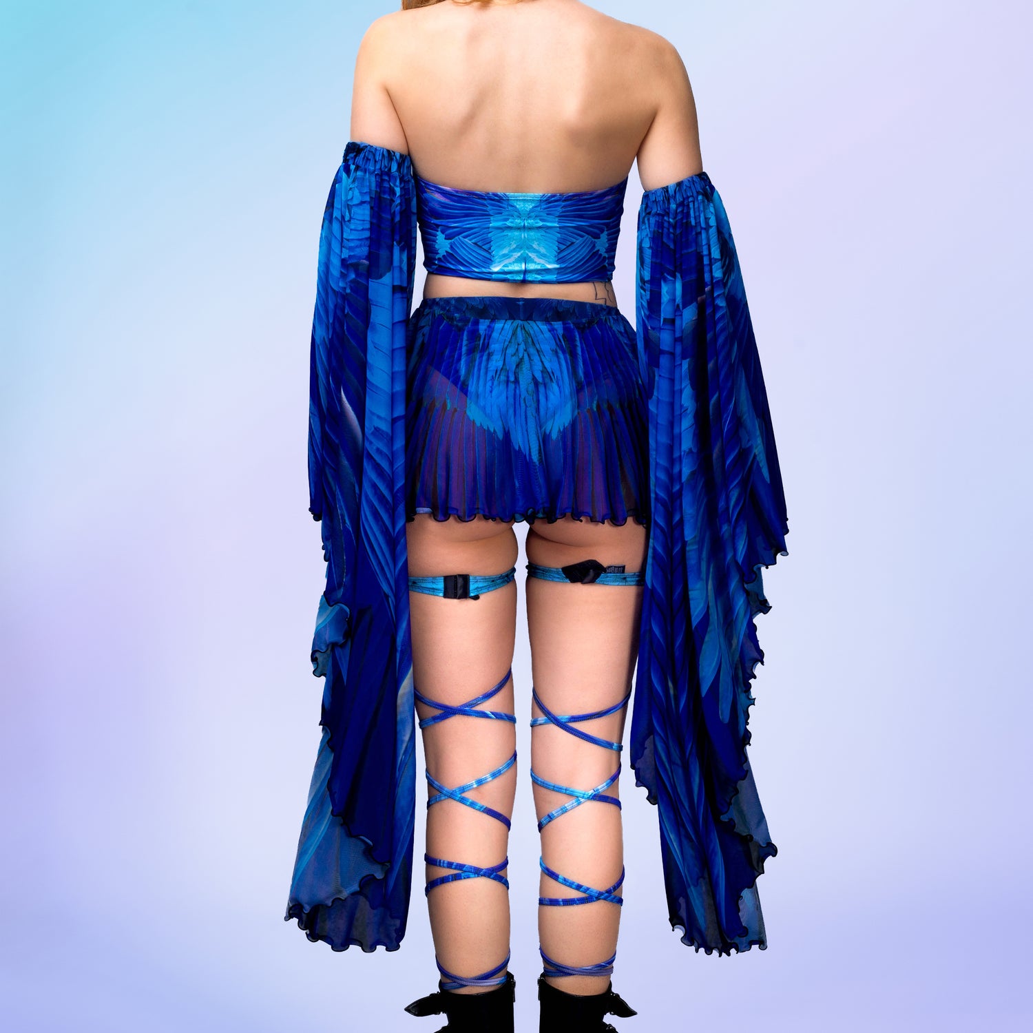 Stick Together Mini Cloche Skirt Mesh