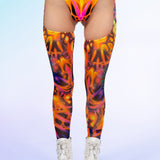 Space Groove Buckle Mesh Chaps