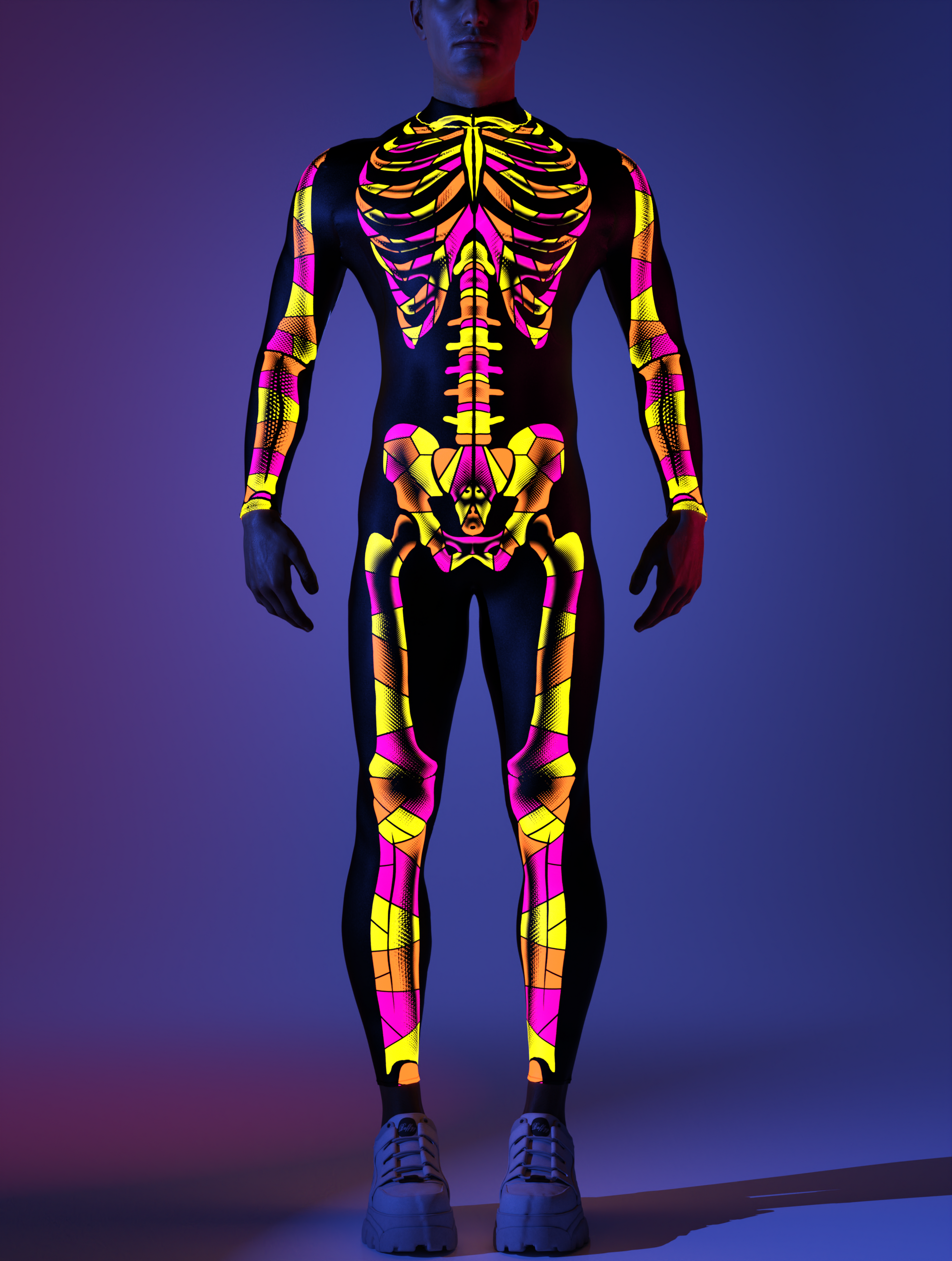 Halftone Colours Male Costume 2