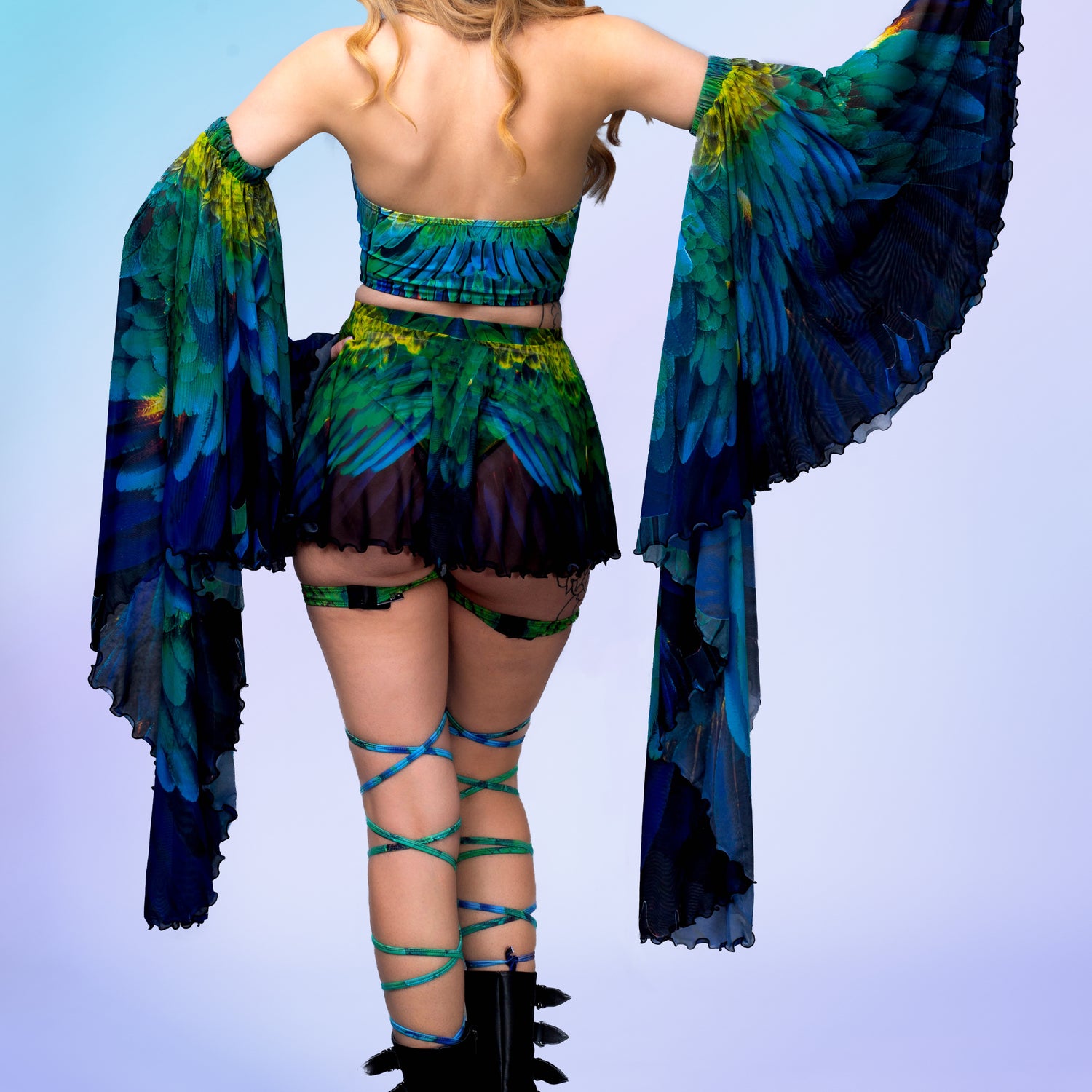 Women Birds of a Feather Leg Wraps