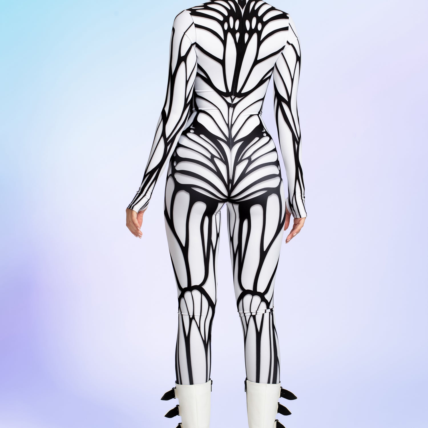 Flutter BnW Costume Lycra