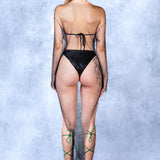 Crystalyn Rave Fishnet Dress