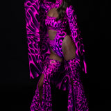 Double Vision Pink Mesh Wings