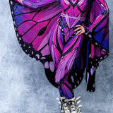 Lilac Butterfly Mesh Wings