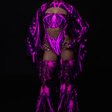 Birdsong Pink Mesh Wings