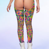 Prismatic Pulse Buckle Mesh Chaps