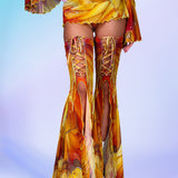 Fairy Aura Citrine Corset Flared Set