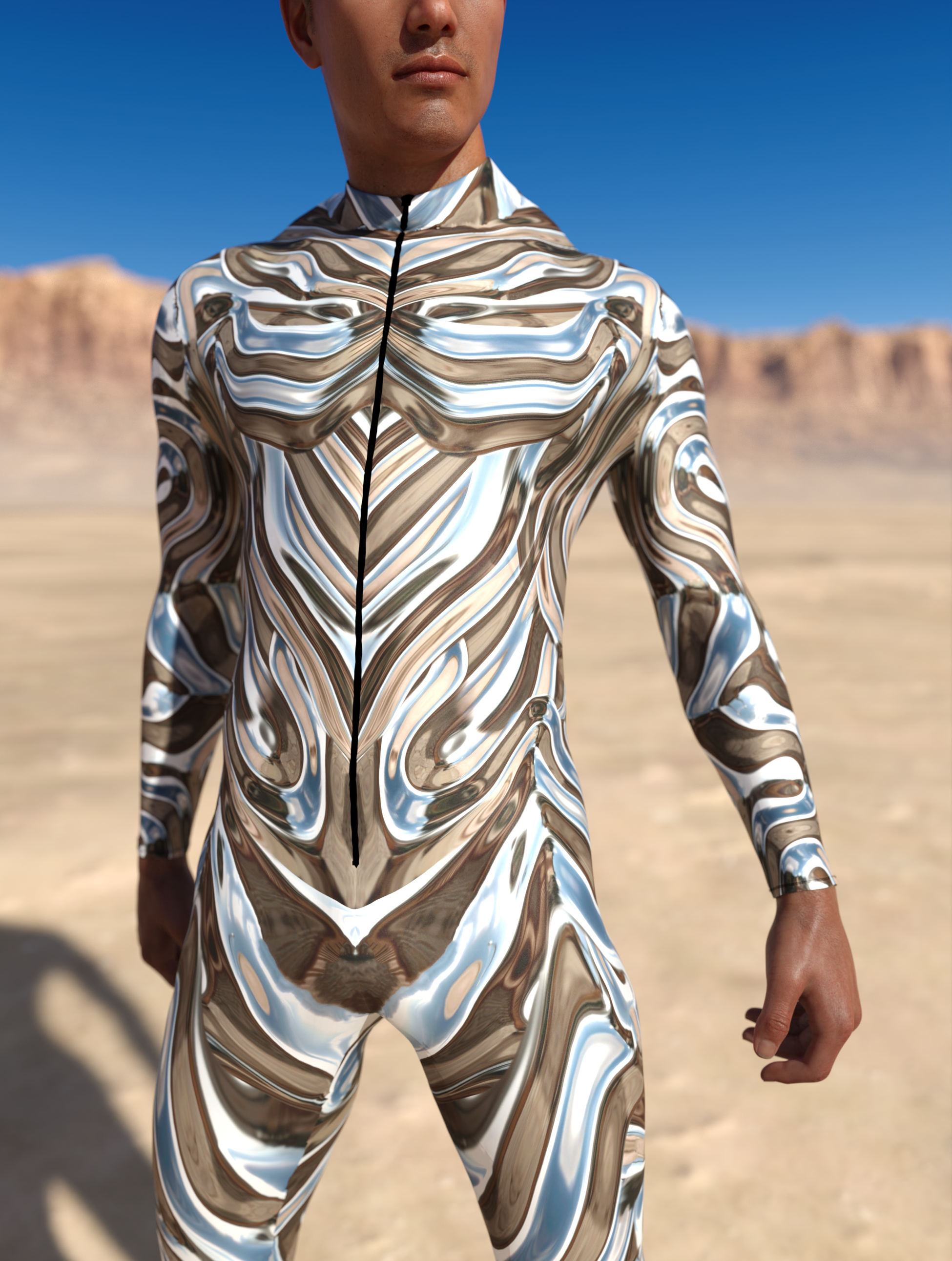 Mecha Vortex Male Costume 1