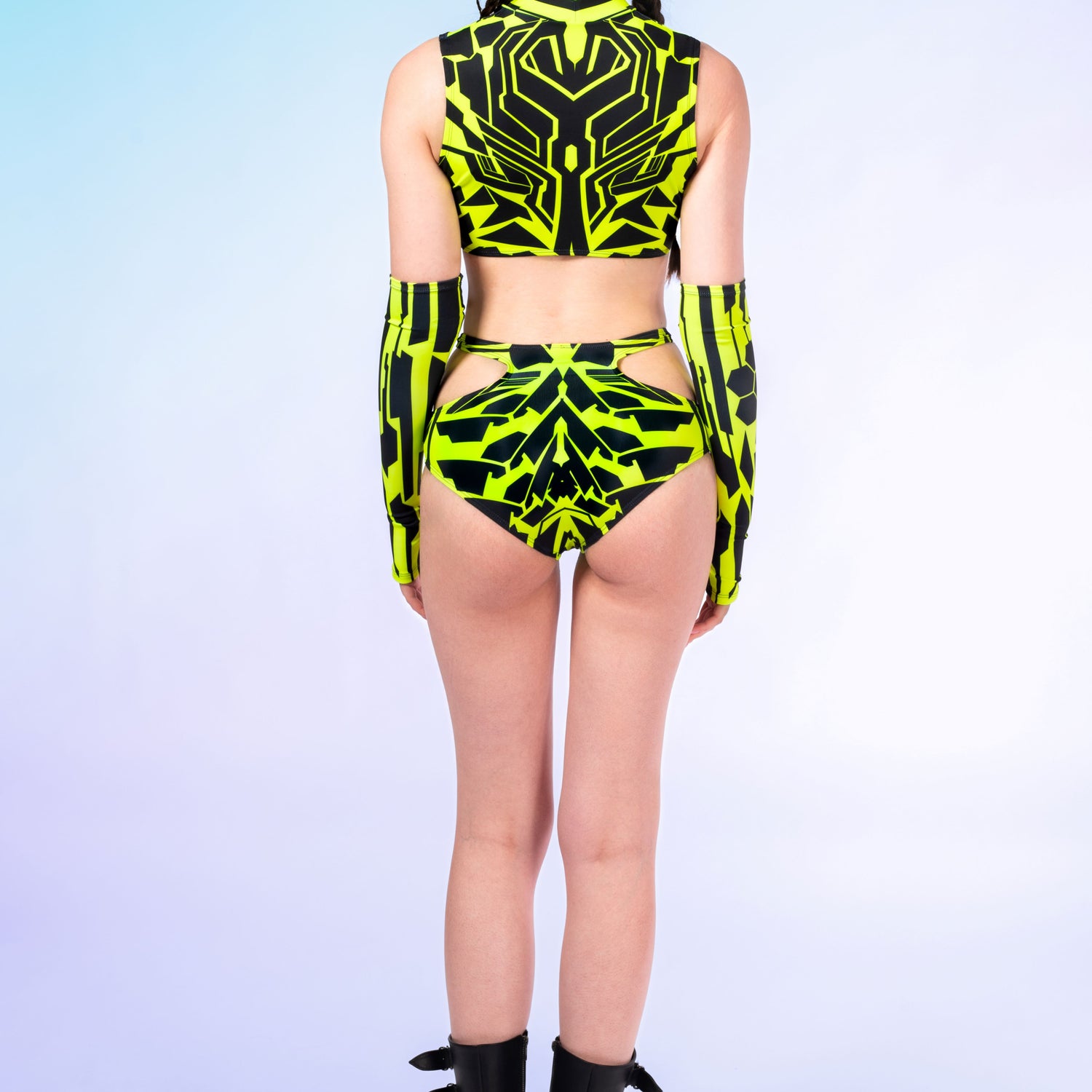 Women Fury Node Cutout Rave Set