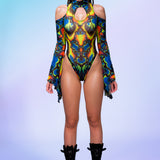 Sawayama Mesh Teardrop Leotard