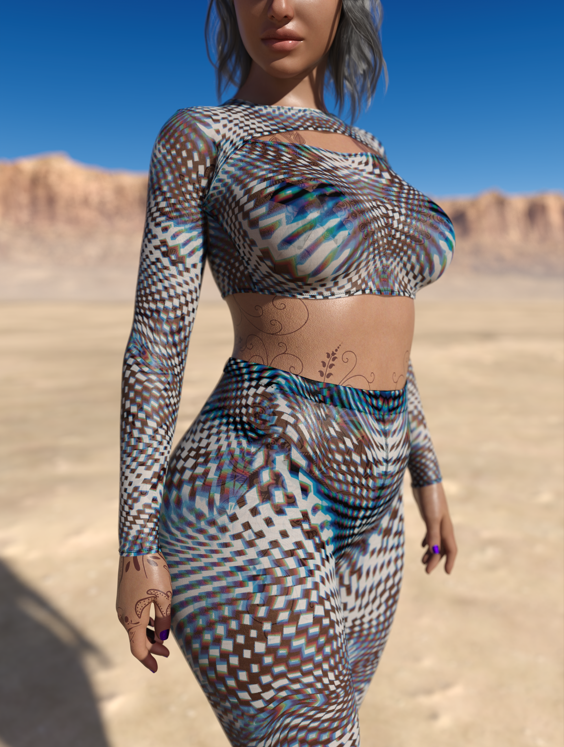 Pimped Mesh Cutout Top 1
