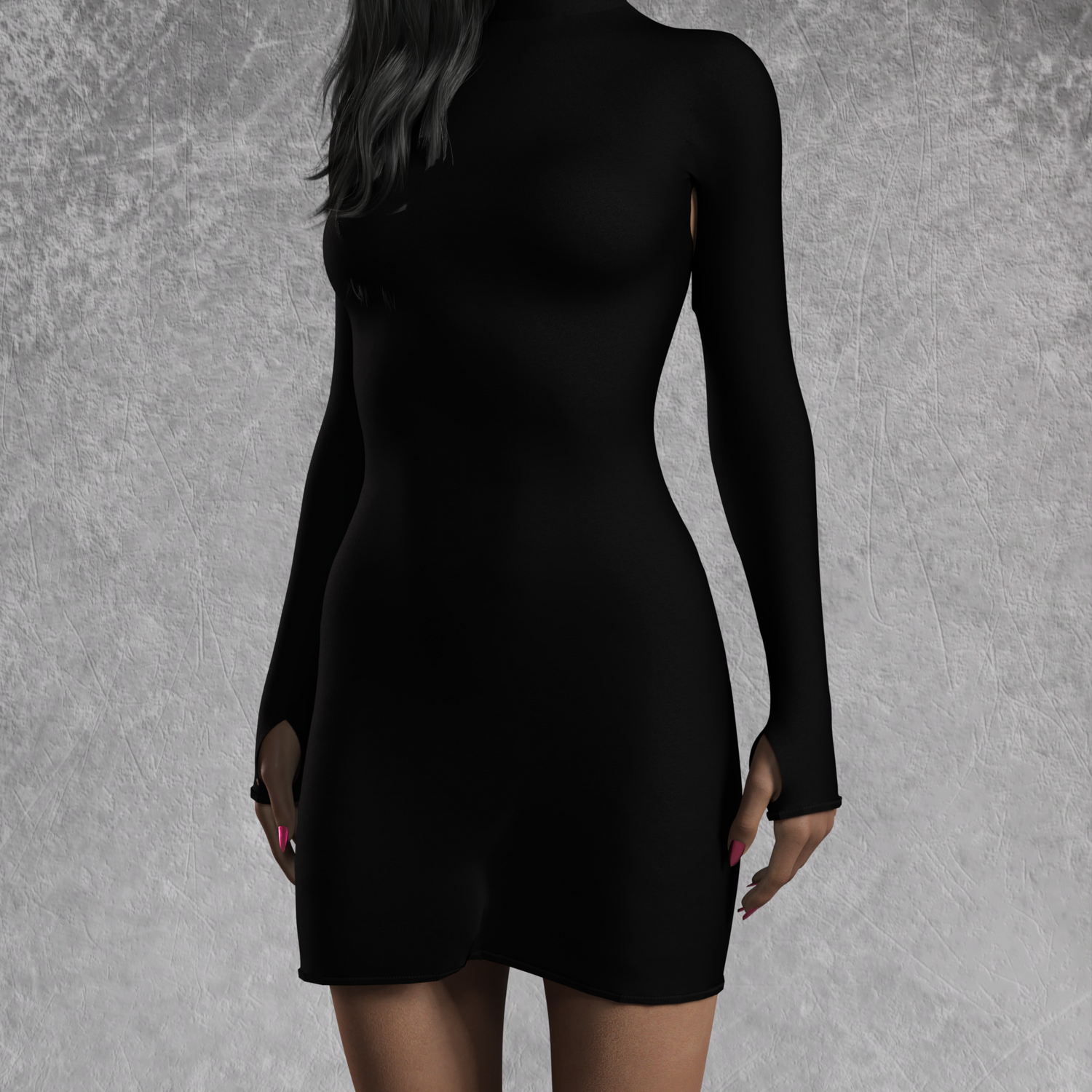 Just Black Short Witcher Dress 6
