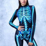 Blue Candy Skeleton Costume