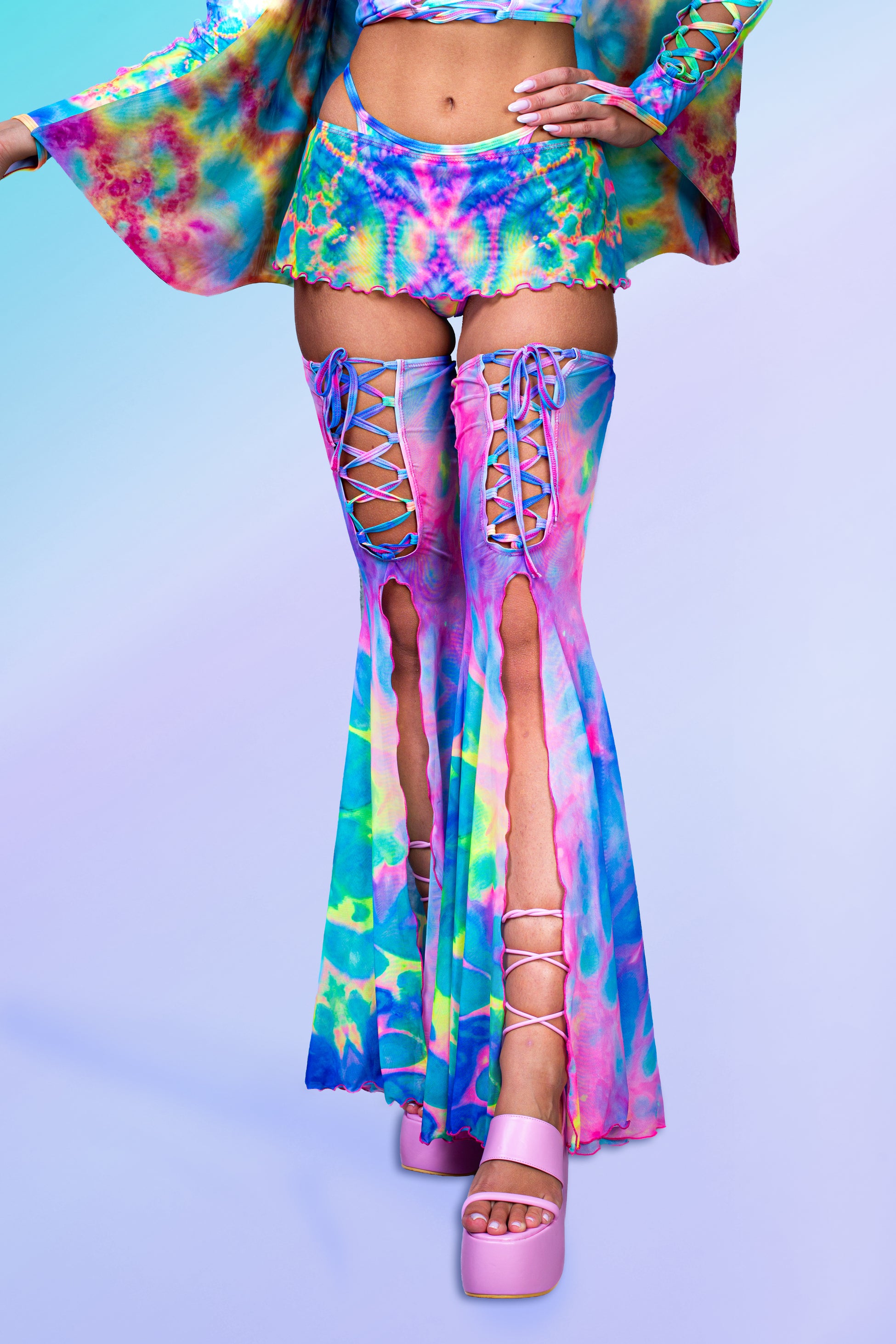Fairy Floss Mesh Micro Skirt 1