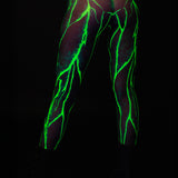 Acid Burst Mesh Leggings Set