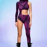 Light Diversions Pink Asymmetrical Costume
