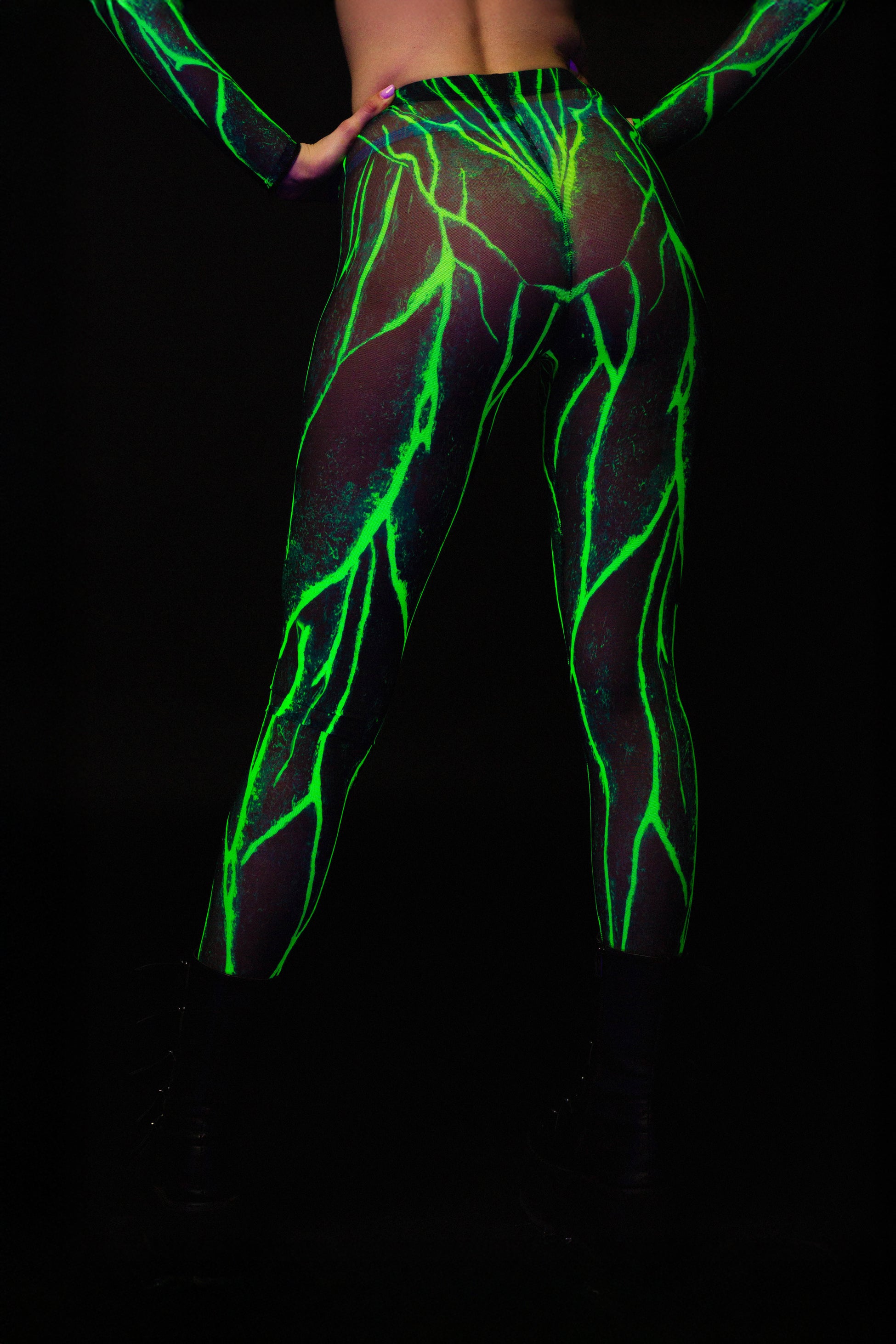 Acid Burst Mesh Leggings 2
