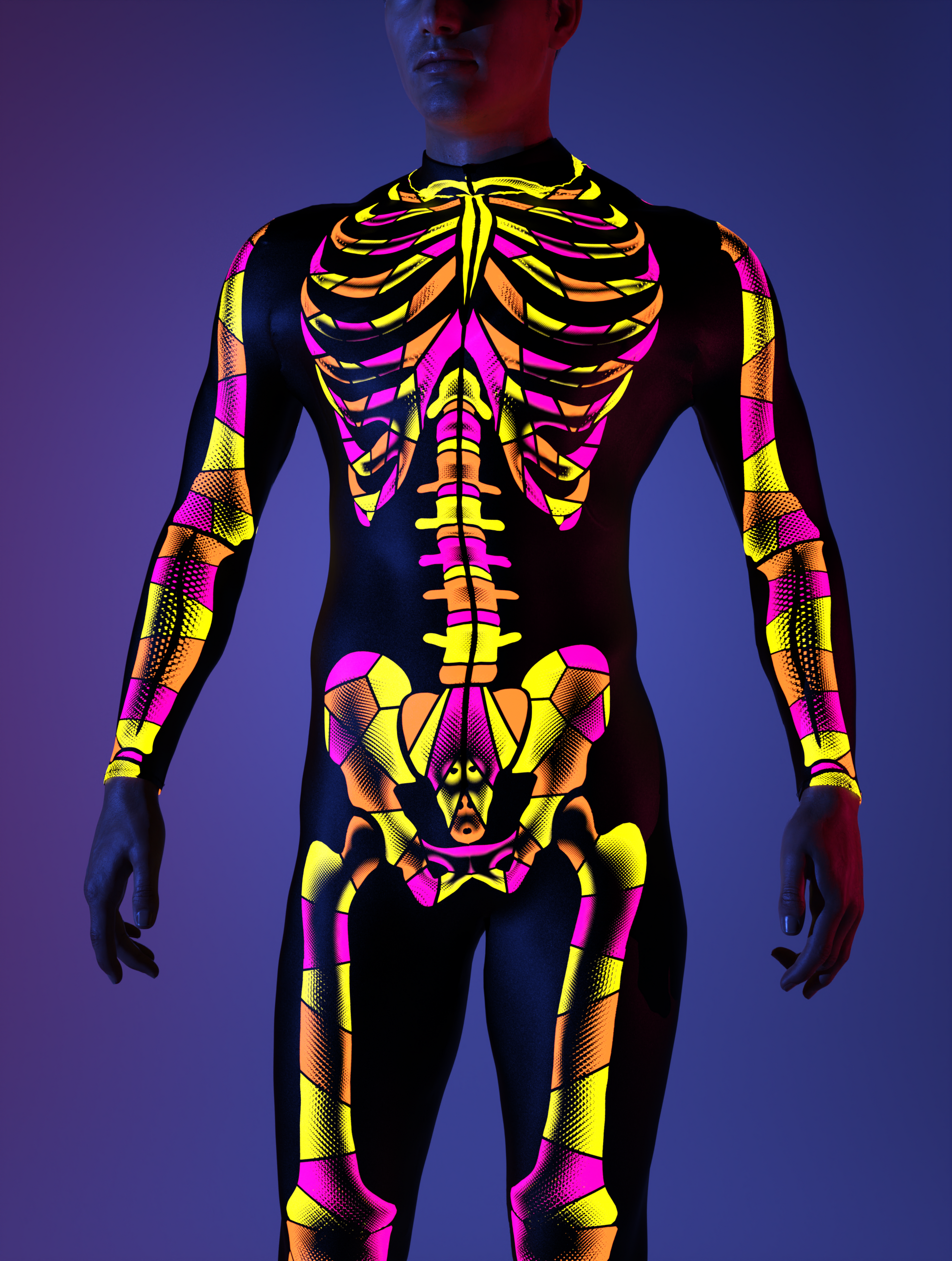 Halftone Colours Male Costume 1