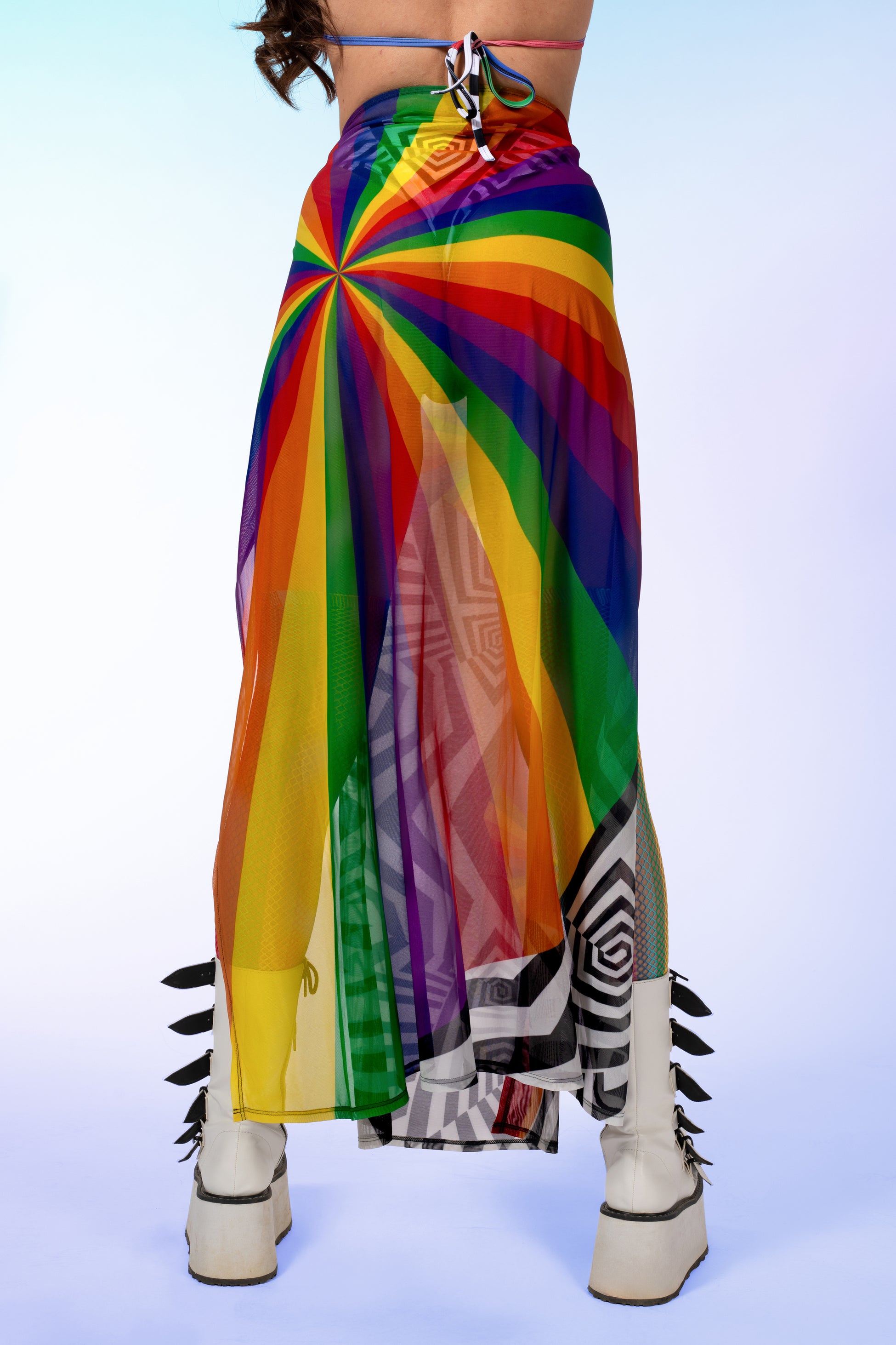 Extravaganza Mesh Duster Skirt 2