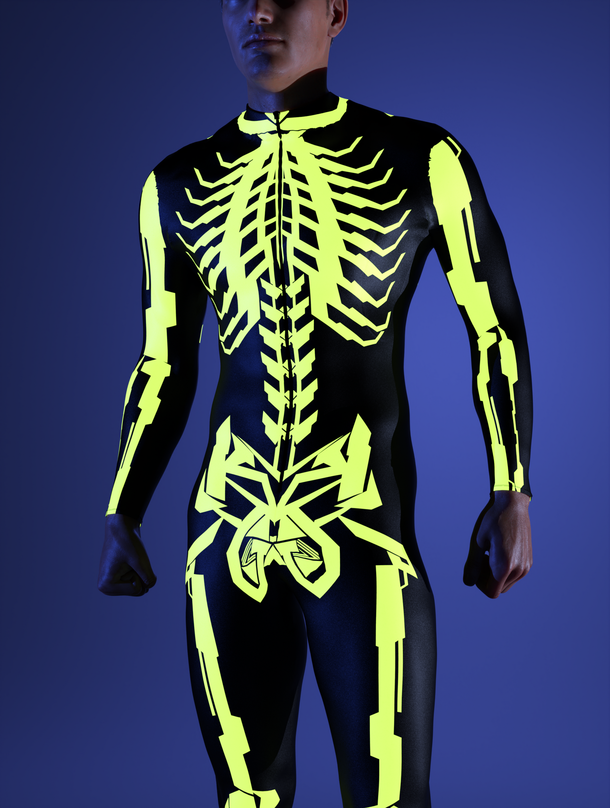 Fury Node Skeleton Male Costume 1