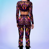 Dreamflight Mesh Cutout Rave Top