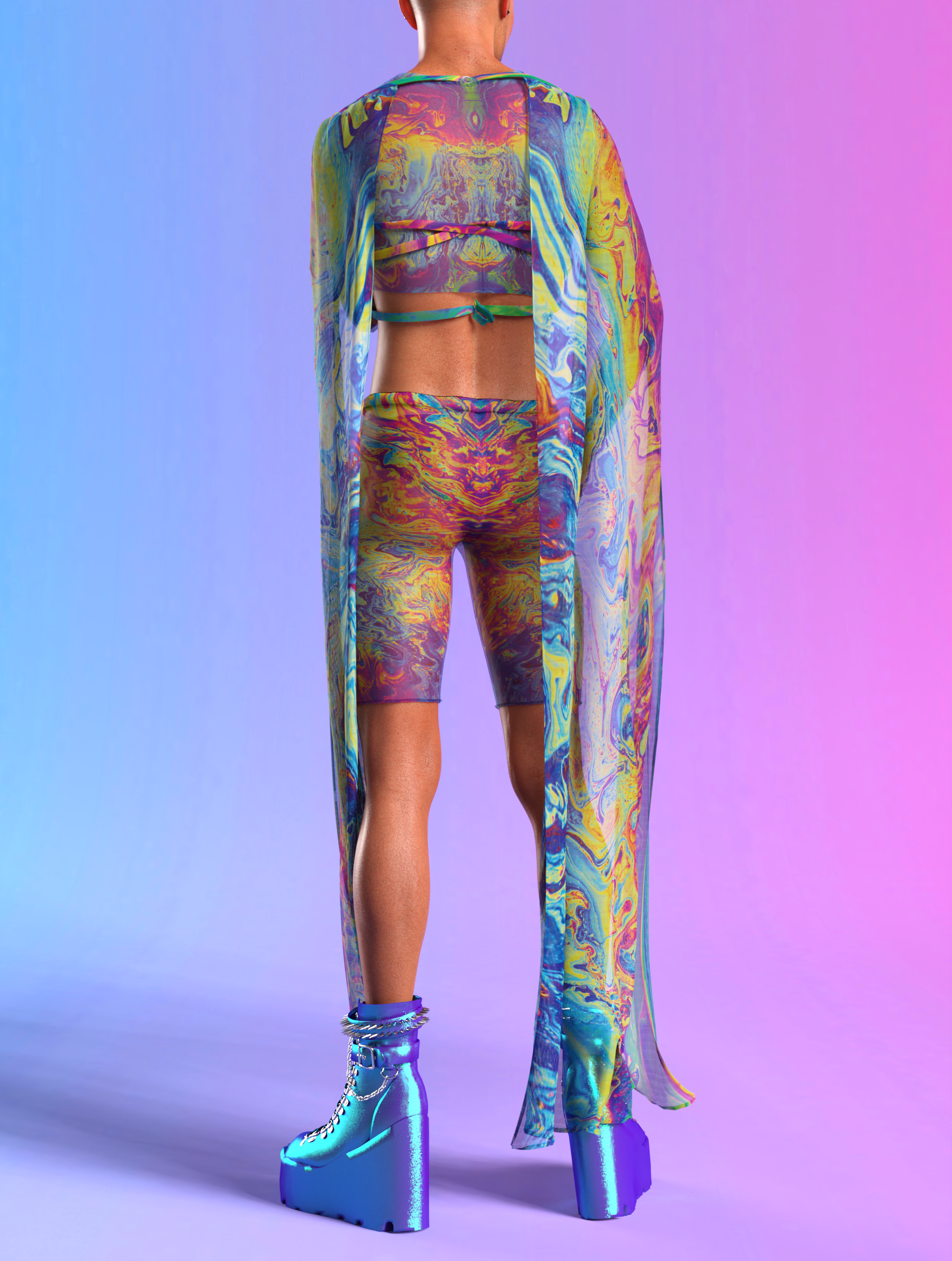 Intercepted Male Mesh Wings 1