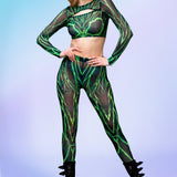 Acid Burst Mesh Leggings