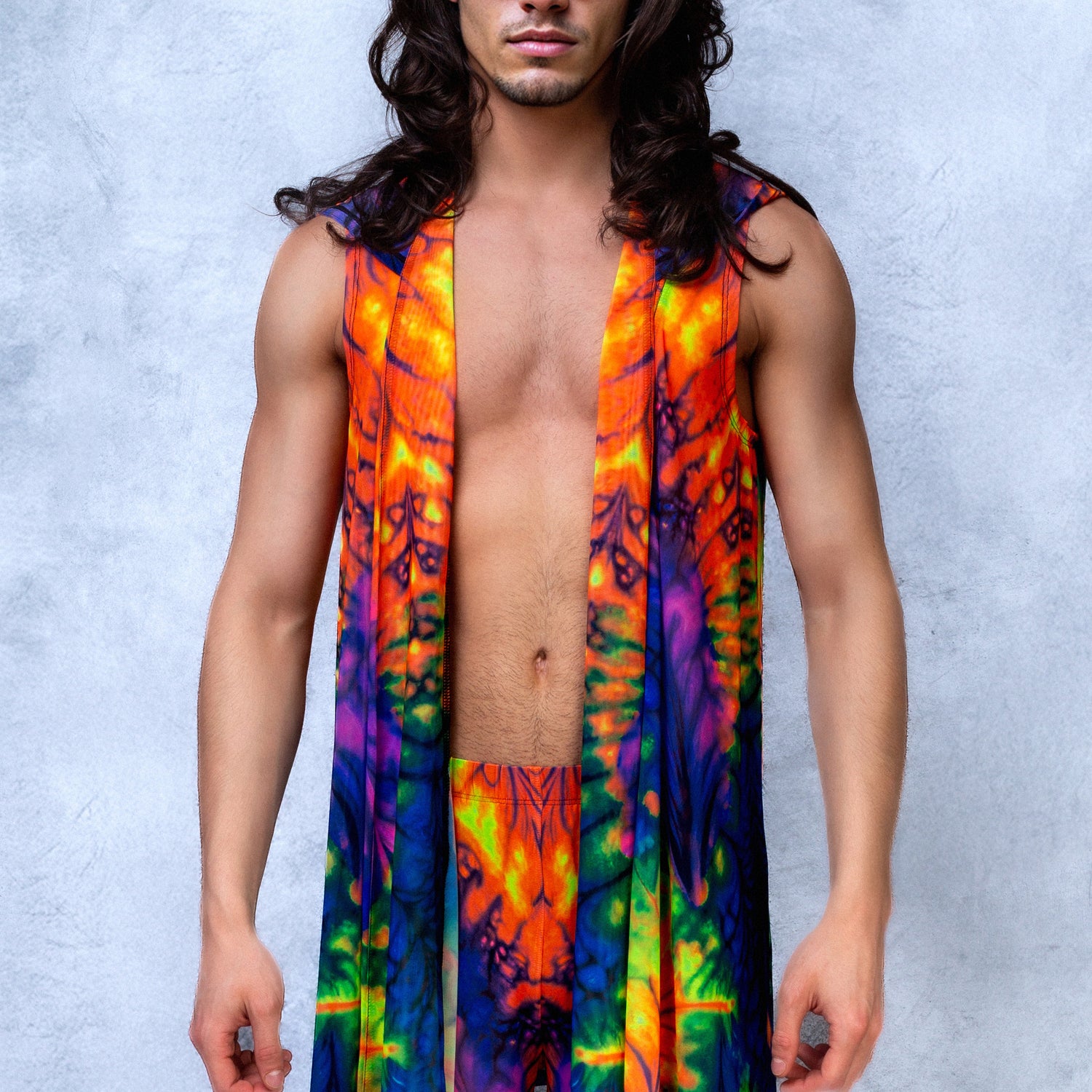 To Dye For Mesh Male Vest Set