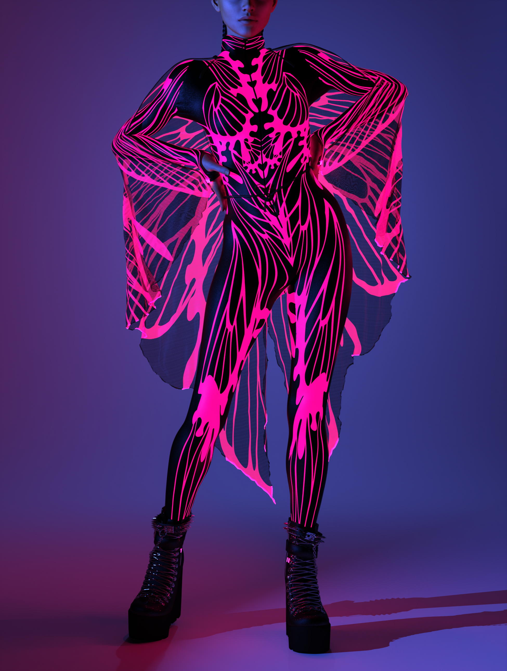 Ethera Toxic Pink Wings 1