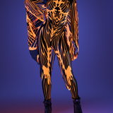 Ethera Toxic Orange Wings Set