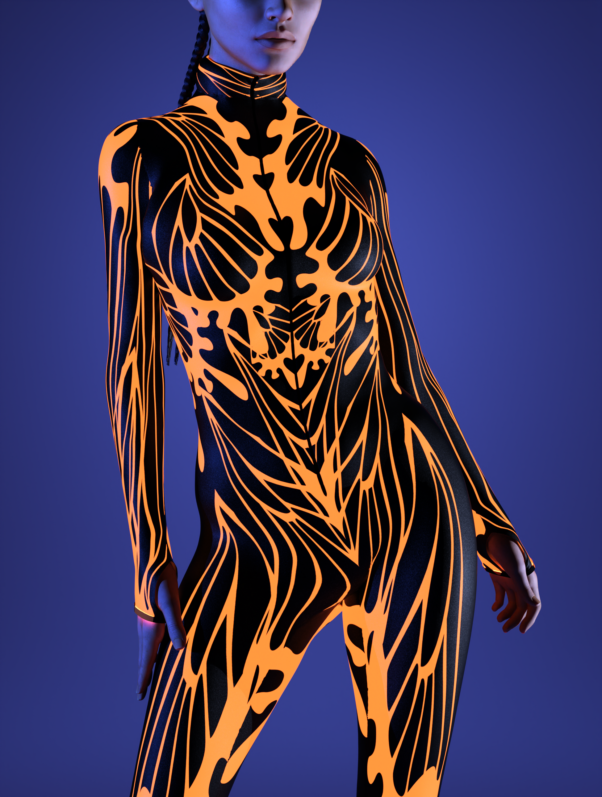 Ethera Toxic Orange Costume 1