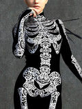 La Muerte White Skeleton Costume