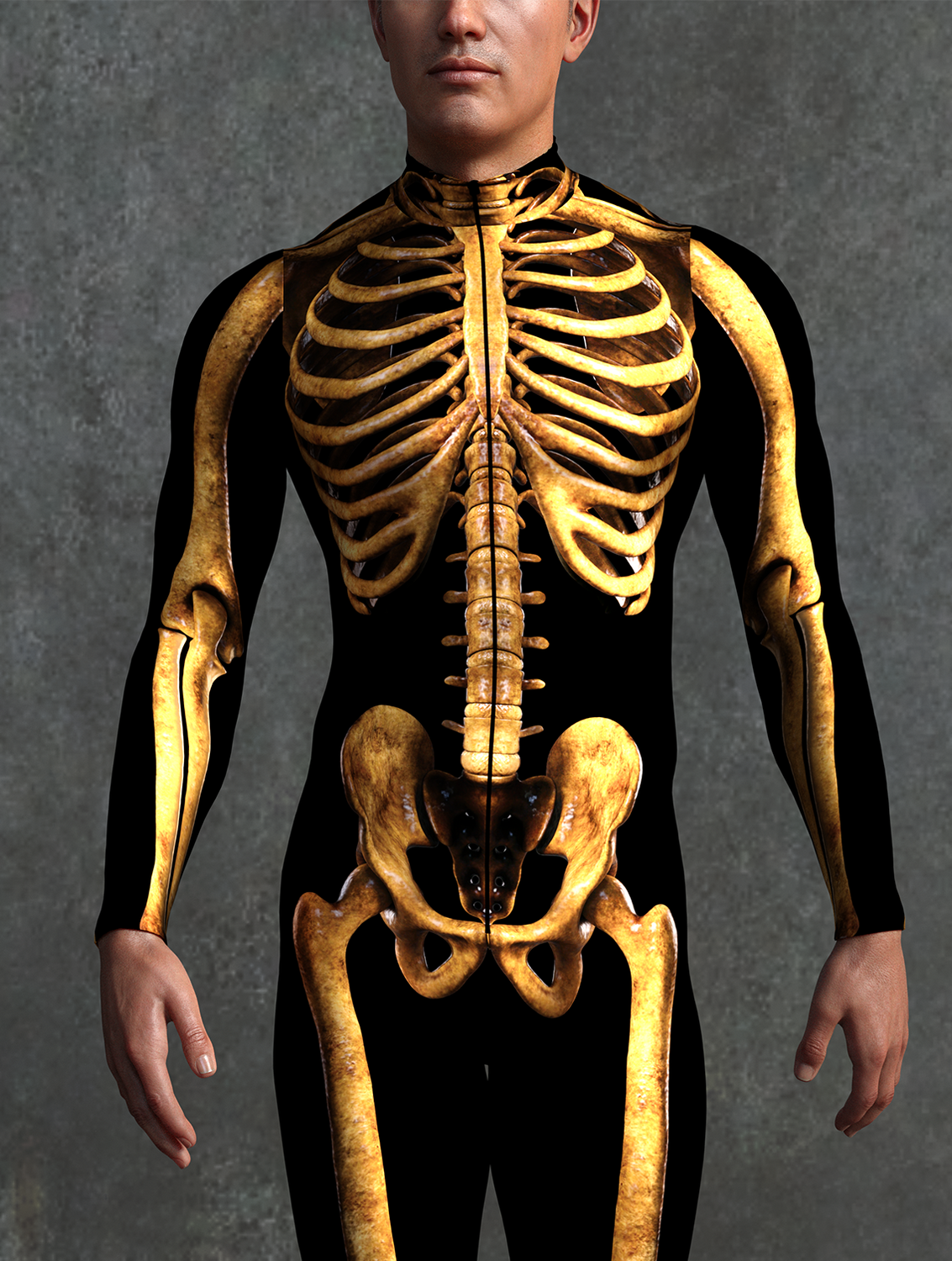 Dirty Candy Skeleton Male Costume 7