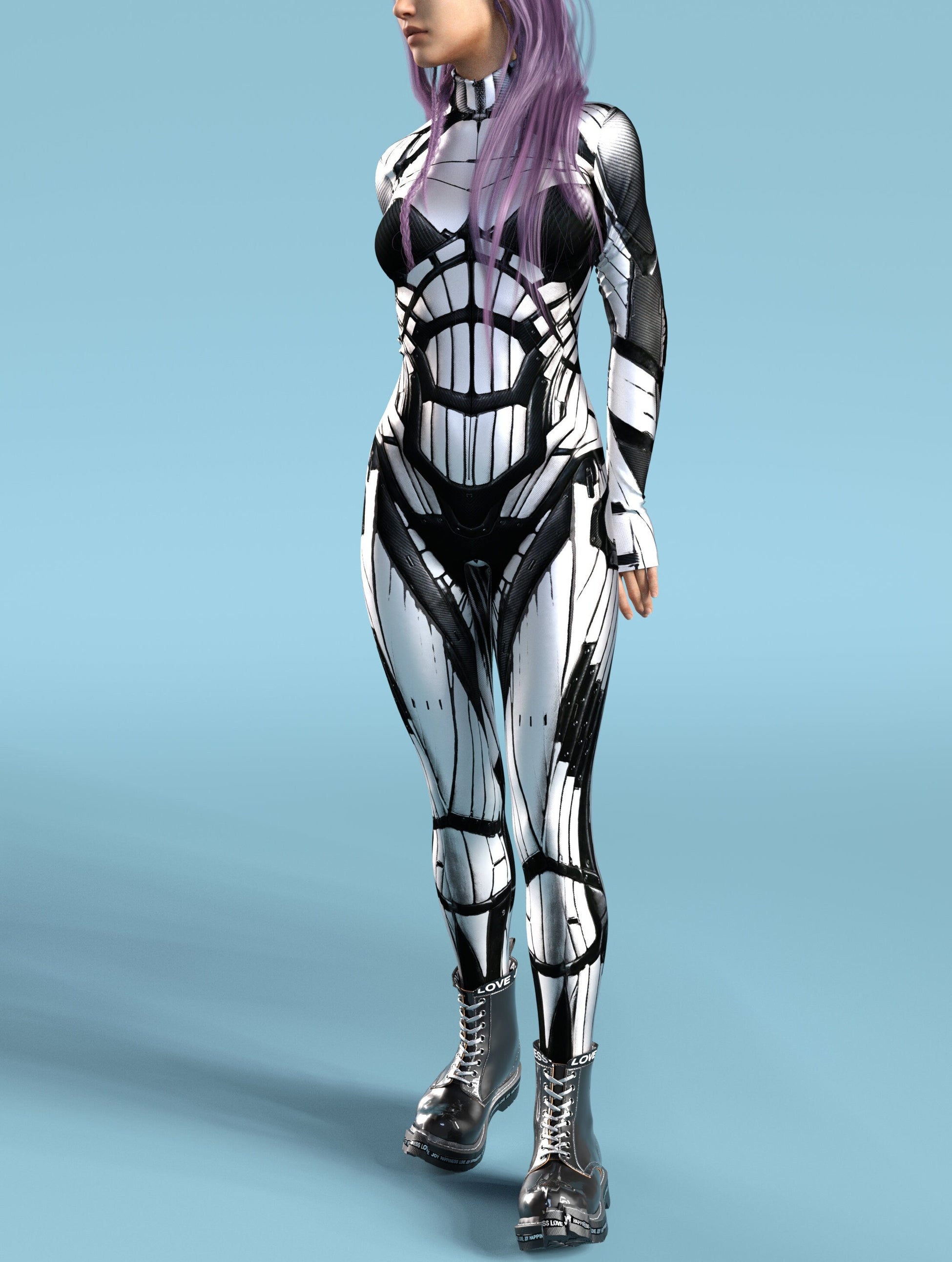 Exosuit BnW Costume 2