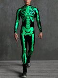 Green Goosebumps Skeleton Male Costume