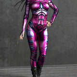 Magenta Moth Lady Costume