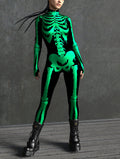 Green Goosebumps Skeleton Costume