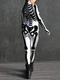 White Bossy Skeleton Costume