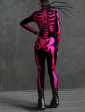Red Bossy Skeleton Costume