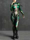 Lucid Alien Green Costume