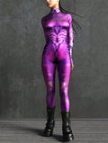 Purple Golden Alien Costume