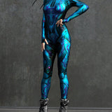 Flame P Blue Costume