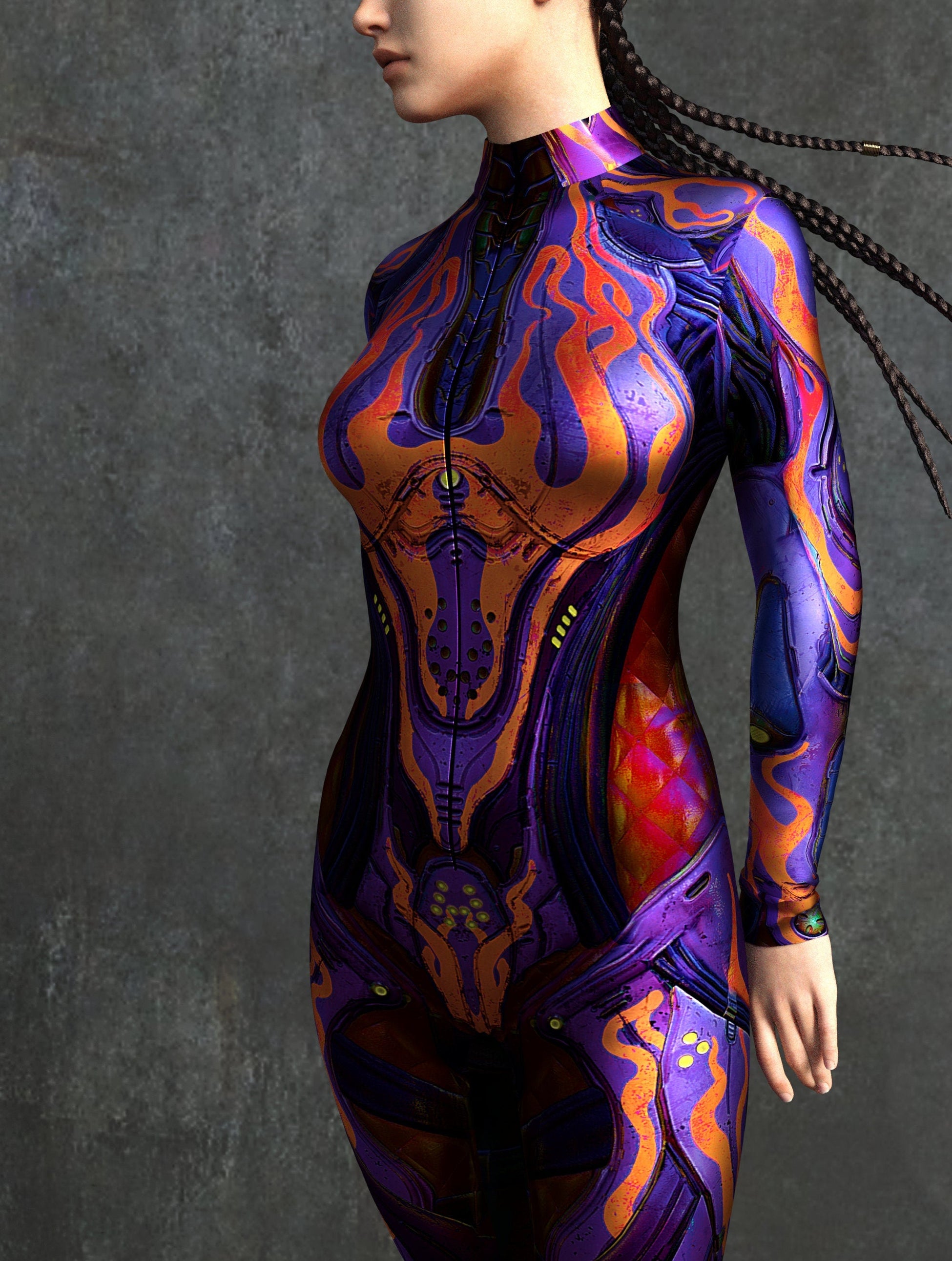 Flame P Flip Costume 1