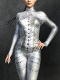 Dragon Empress Silver Costume
