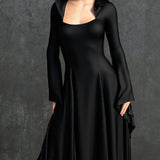 Just Black Witcher Long Dress