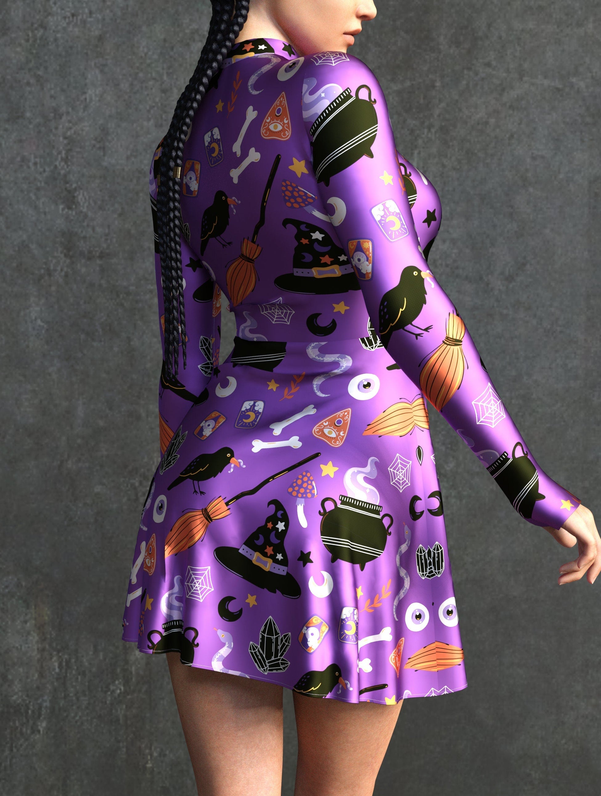 Magic Witcher Skater Dress 2